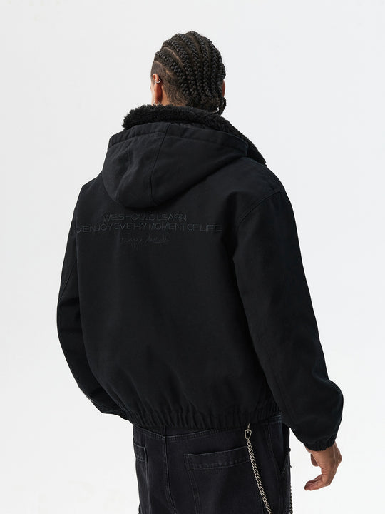 MEDM Sherpa Fleece Quilted Work Jacket | Face 3 Face