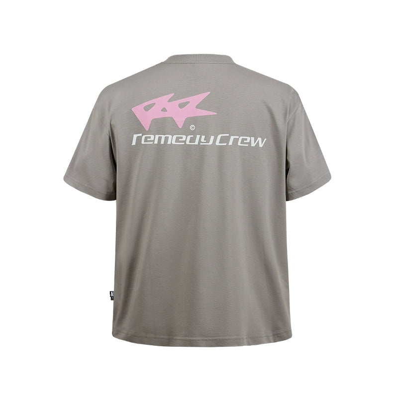 Remedy Flocking Logo Print Tee | Face 3 Face