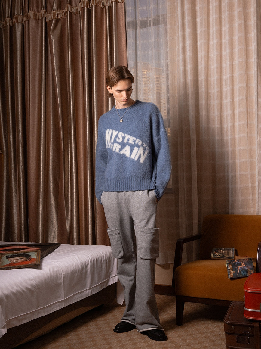 SOD Co. Mohair Blend Jacquard Knit Sweater | Face 3 Face