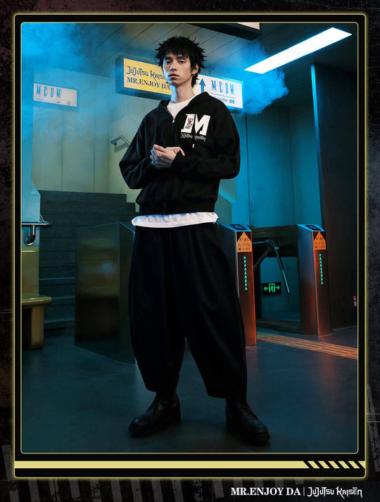 MEDM × Jujutsu Kaisen Prison Realm Zip Up Hoodie | Face 3 Face