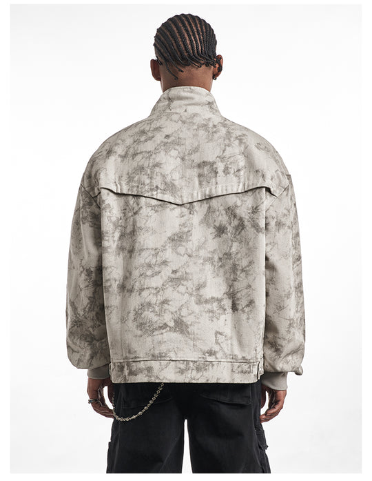 F3F Select Tie Dye Embroidered Jacket | Face 3 Face