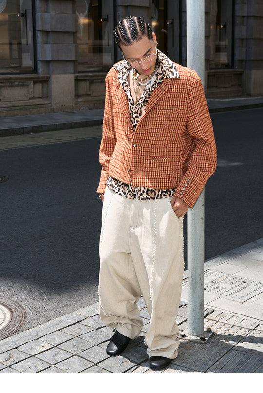 STEEPC Cotton Linen Blend Pearl Baggy Pants | Face 3 Face