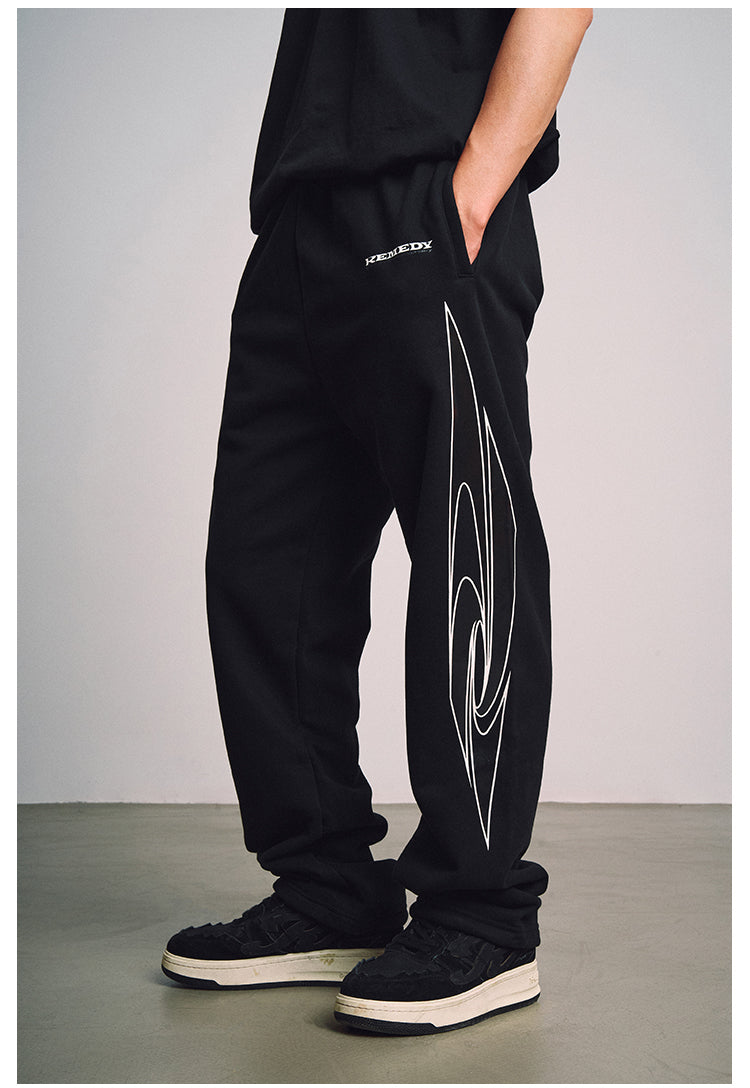 Remedy Swirl R Graphic Sweatpants | Face 3 Face