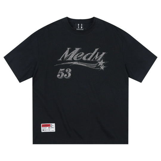 MEDM Rhinestone Star Logo Graphic Tee | Face 3 Face