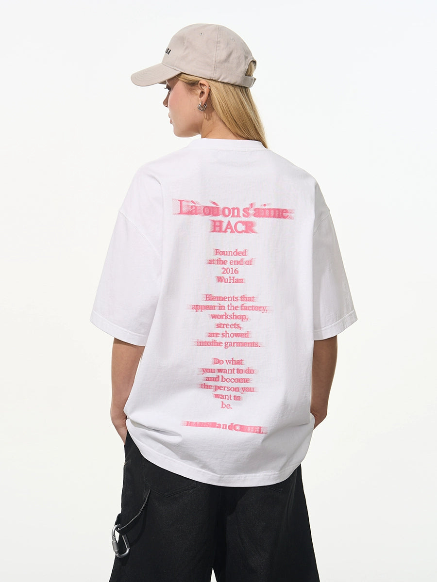 Harsh and Cruel Phantom Font French Typography Tee