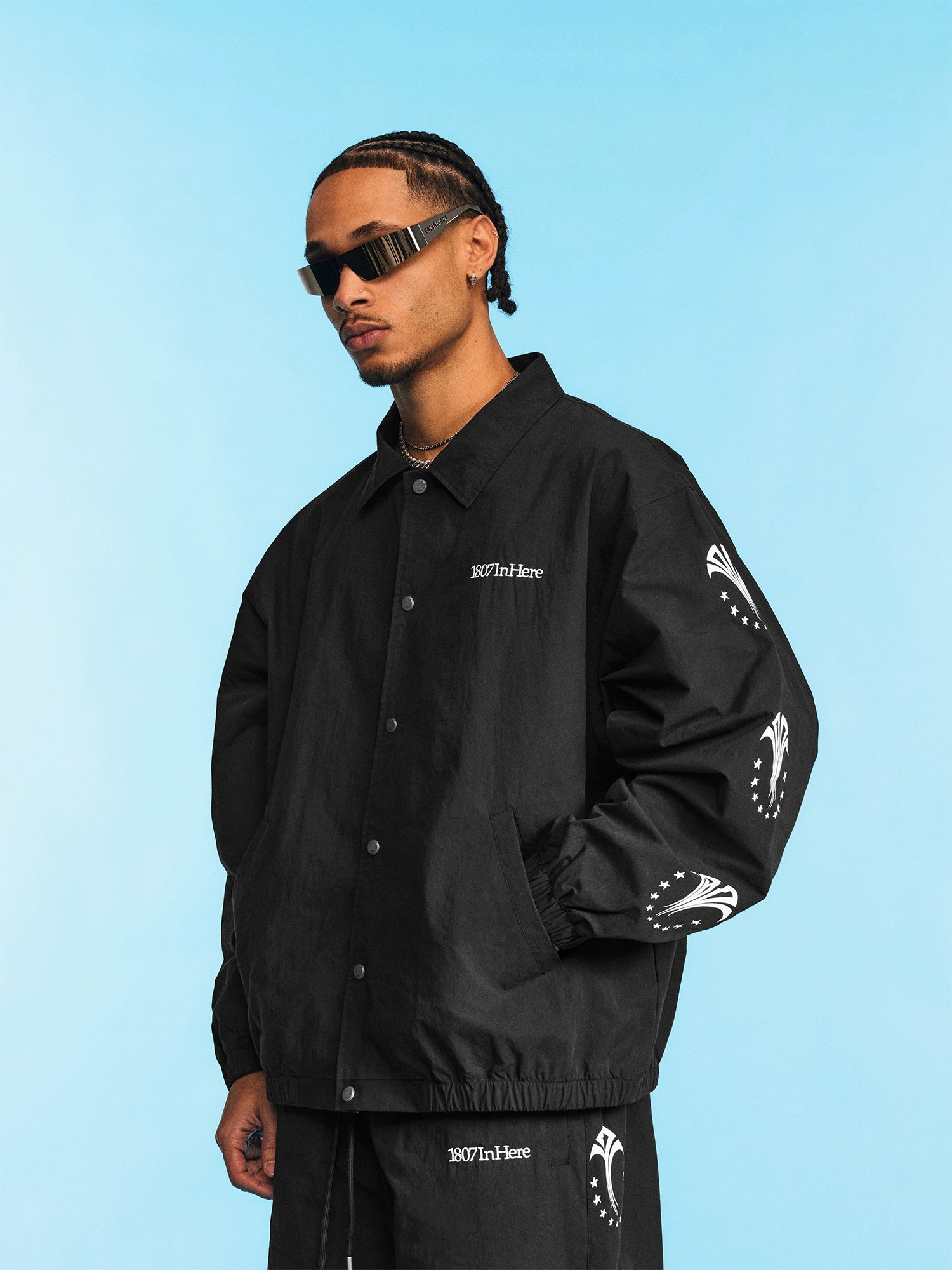 1807 INHERE Coach Jacket - Trendy Streetwear – Face 3 Face