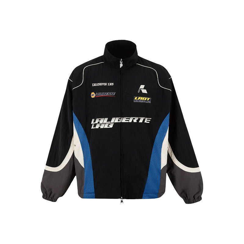 Labt Racing Colorblock Nylon Track Jacket | Face 3 Face
