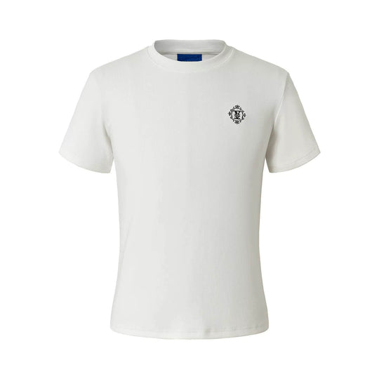 YADcrew Baroque Small Logo Embroidered Tee | Face 3 Face