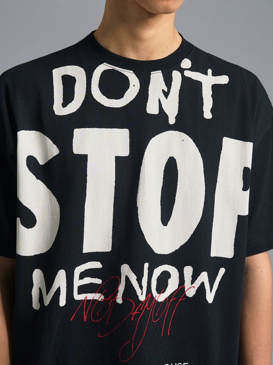 S45 Handwritten Slogan Print Tee | Face 3 Face