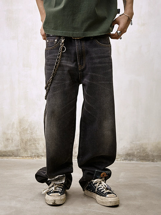 Remedy Double Layer Back Pocket Side Stitch Washed Jeans | Face 3 Face