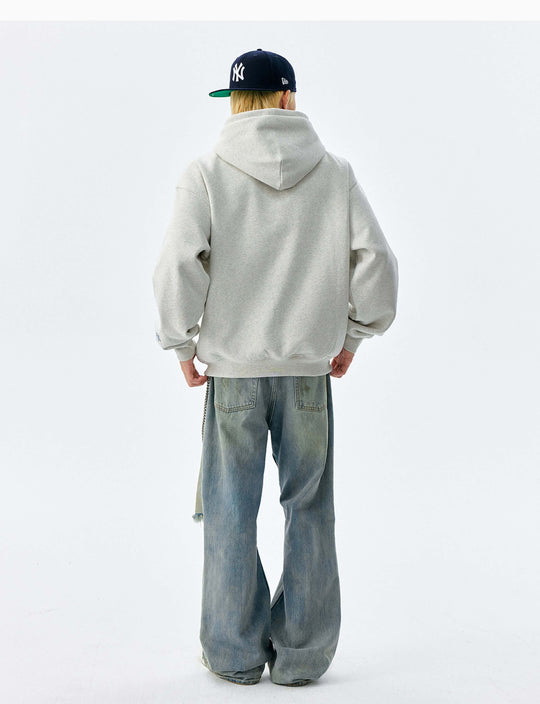 MEDM Animal Leather Logo Patch Hoodie | Face 3 Face