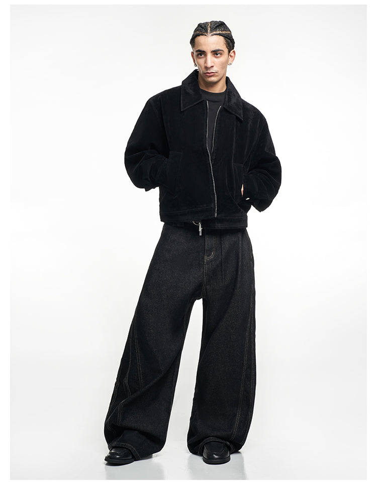 F3F Select Stitch Design Baggy Jeans | Face 3 Face