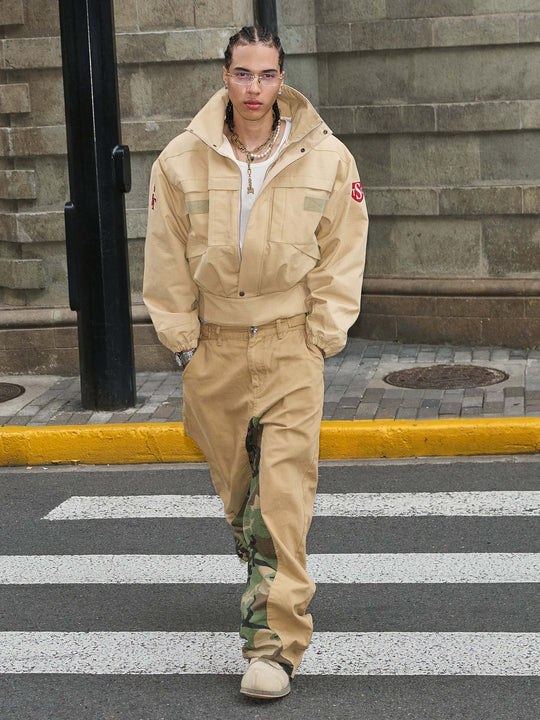 STEEPC Velcro Puffer Short Work Jacket | Face 3 Face