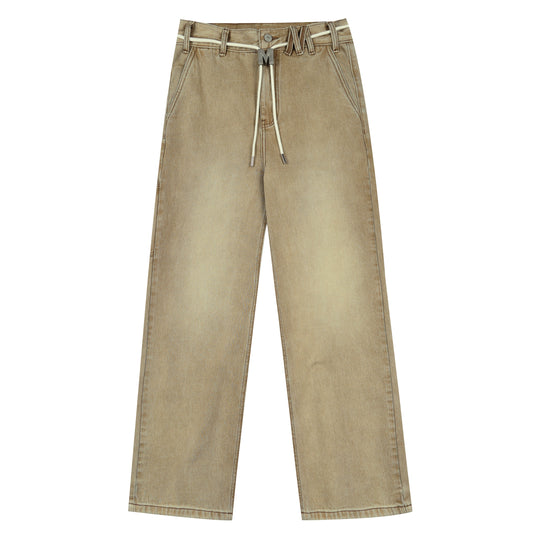 MEDM Washed M Buckle Utility Jeans | Face 3 Face