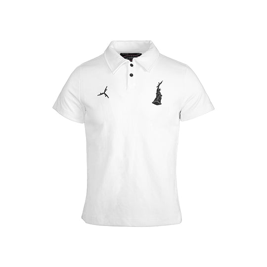 TGFCLUB Statue of Liberty Embroidery Slim Fit Polo | Face 3 Face