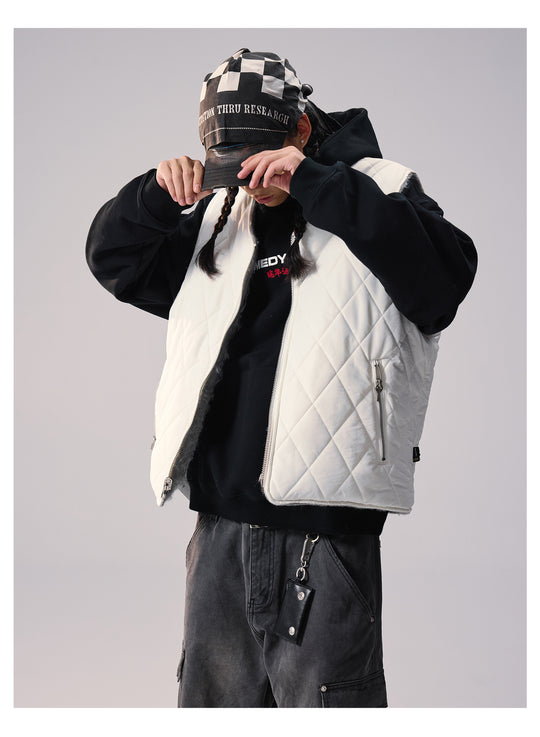 Remedy Fleece Quilted Reversible Vest | Face 3 Face