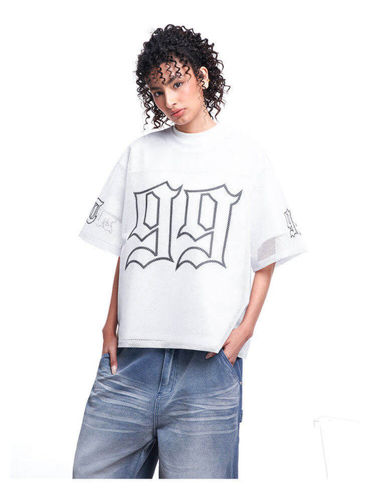 F3F Select 99 Cross Print Mesh Short Sleeve Jersey | Face 3 Face
