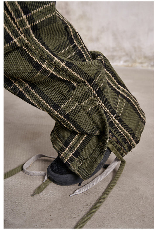 Remedy Plaid Work Cargo Pants | Face 3 Face