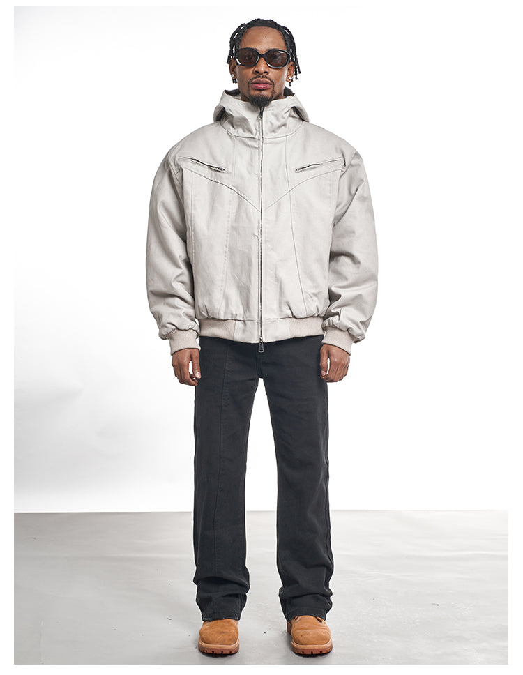 F3F Select Snake Pattern Lining Hooded Jacket | Face 3 Face