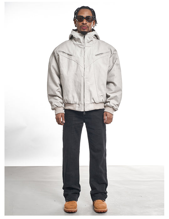 F3F Select Snake Pattern Lining Hooded Jacket | Face 3 Face