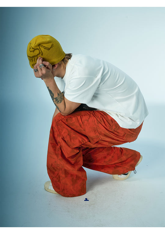EVILKNIGHT(EK) Tie-Dye 3D Pocket Work Cargo Pants | Face 3 Face