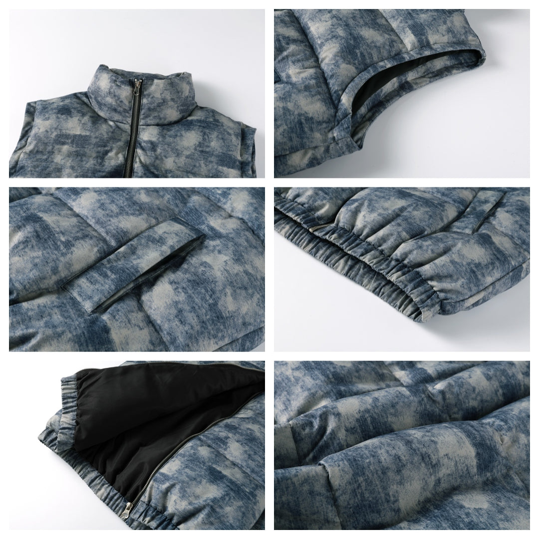 NOVACAM Digital Print Puffer Vest | Face 3 Face