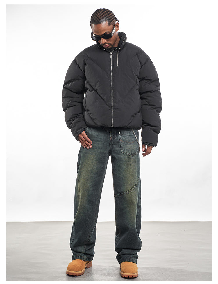 F3F Select Deconstructed Short Puffer Jacket | Face 3 Face