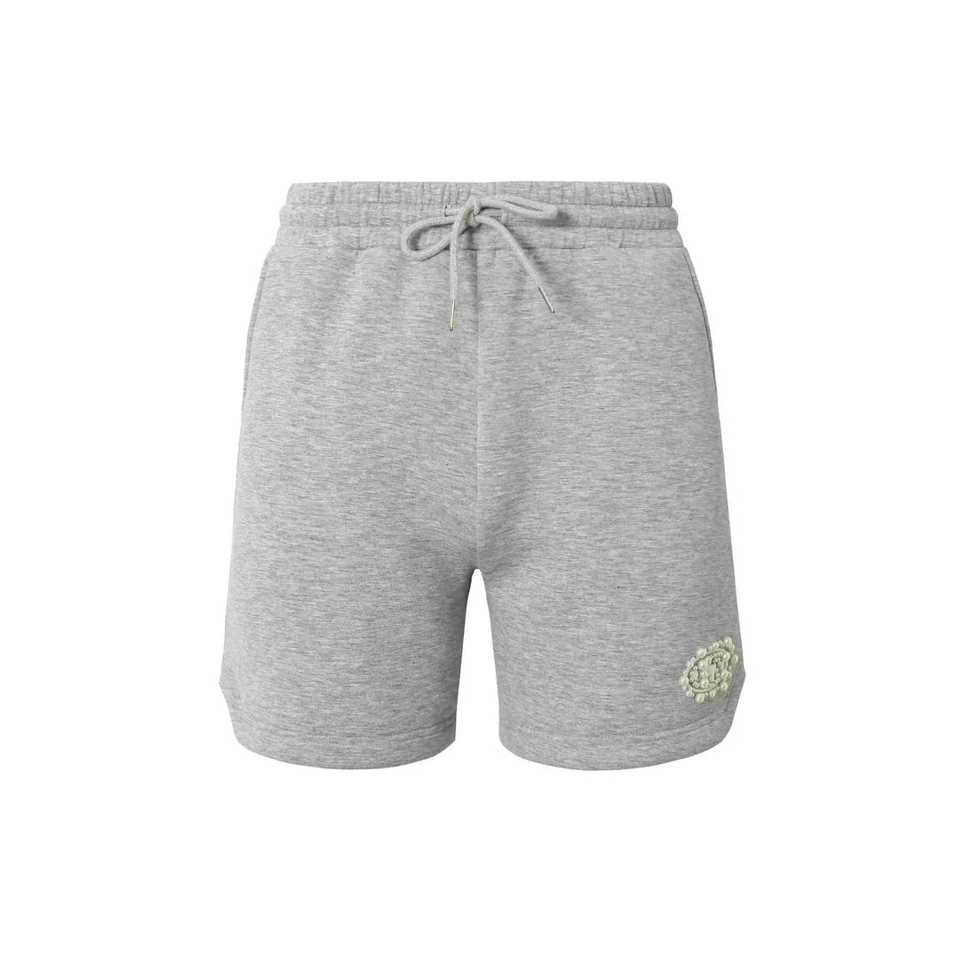 YADcrew Pearl Logo Puzzle Sweat Shorts | Face 3 Face