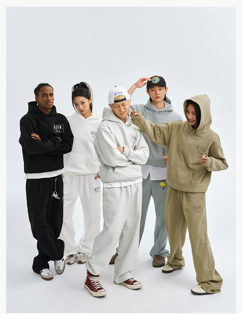 MEDM Embroidered Lettered Logo Hoodie & Sweatpants | Face 3 Face