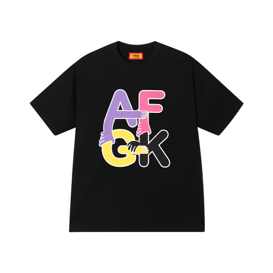 AFGK Good Kids Holding Hands Fun Printed Tee