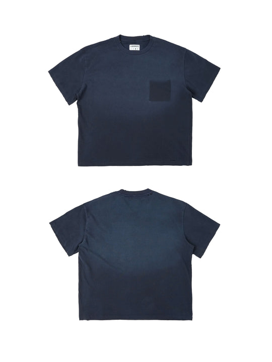 LIBERAFIT Vintage Washed Distressed Basic Short Sleeve Tee