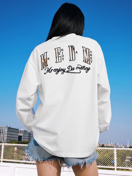 MEDM Fire Lace Logo Patch Long Sleeve Tee | Face 3 Face
