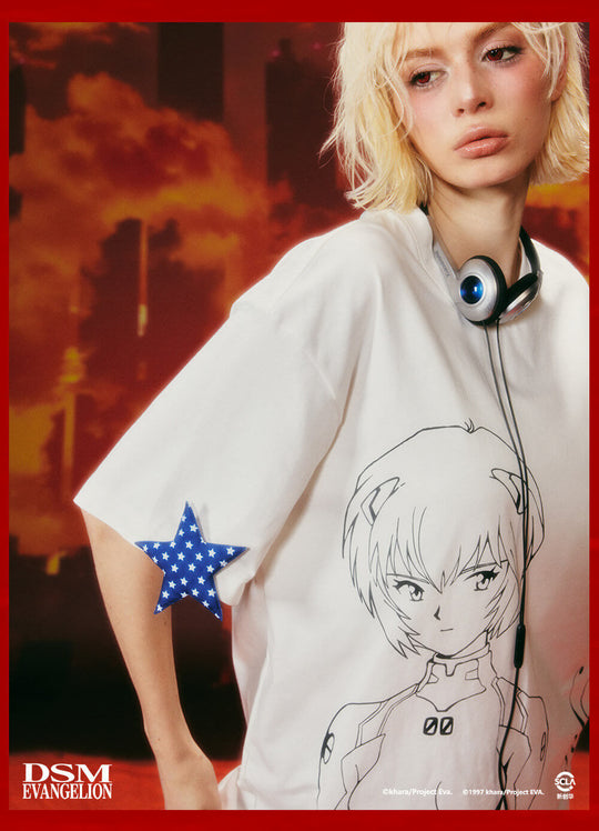 DSM x EVA Character Graphic Print Short Sleeve Tee