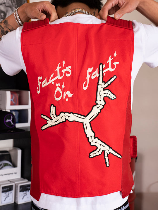 TGFCLUB Adjustable Quilted Leather Tactical Vest | Face 3 Face