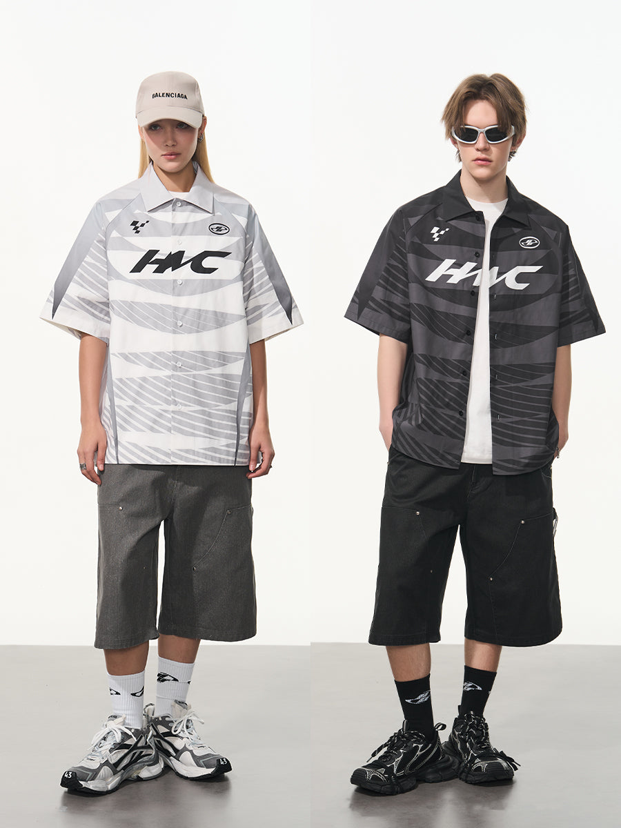 Harsh and Cruel Colorblock Digital Sports Print Shirt | Face 3 Face