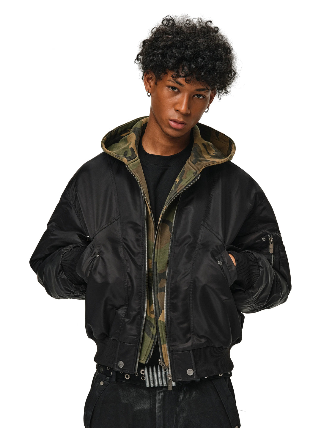ANTIDOTE Reversible Camouflage MA-1 Bomber Jacket | Face 3 Face