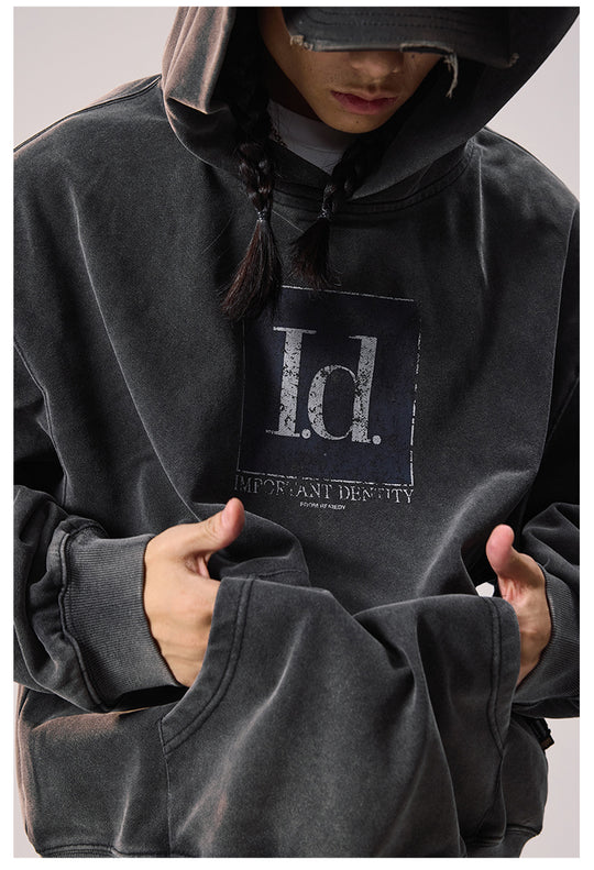 Remedy ID Print Washed Hoodie | Face 3 Face