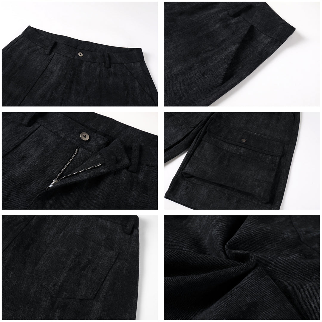 NOVACAM Camouflage & Black Baggy Work Cargo Shorts | Face 3 Face