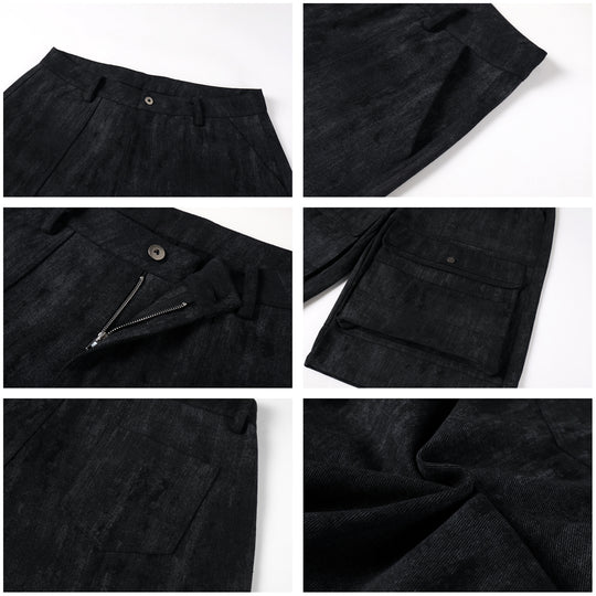 NOVACAM Camouflage & Black Baggy Work Cargo Shorts | Face 3 Face