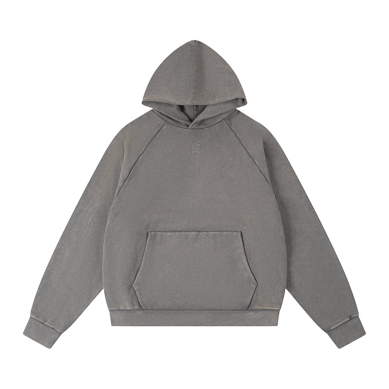 1807 Washed Fade Foam Print Hoodie | Face 3 Face