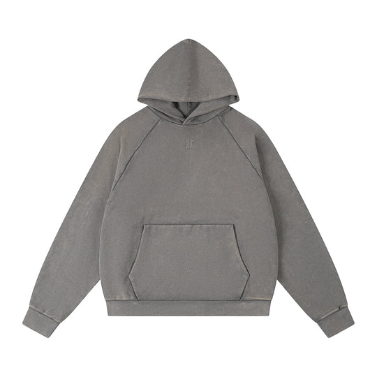 1807 Washed Fade Foam Print Hoodie | Face 3 Face