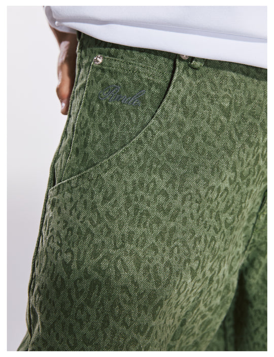 Remedy Leopard Work Painter Shorts | Face 3 Face