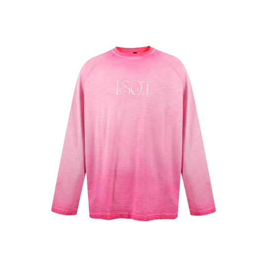 1807 Printed Heavy Wash Raglan Long Sleeve Tee | Face 3 Face