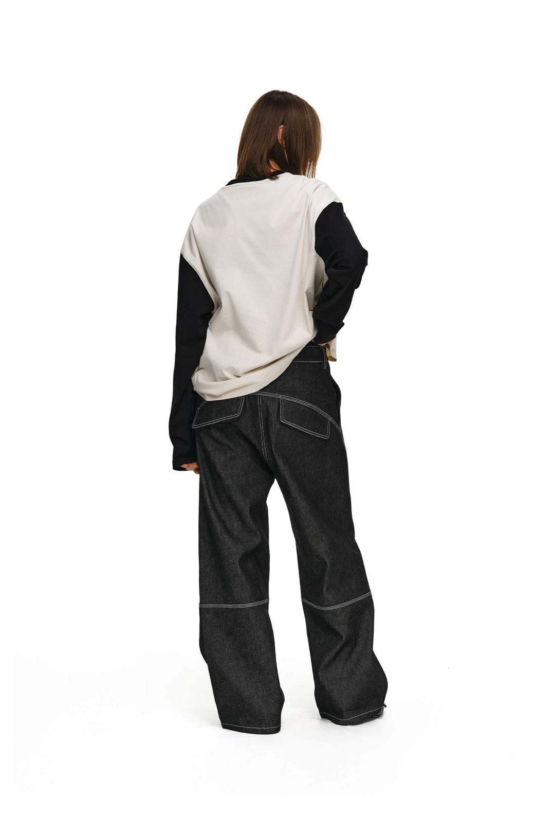 ANTIDOTE 3D Cut Stitched Denim Jeans | Face 3 Face