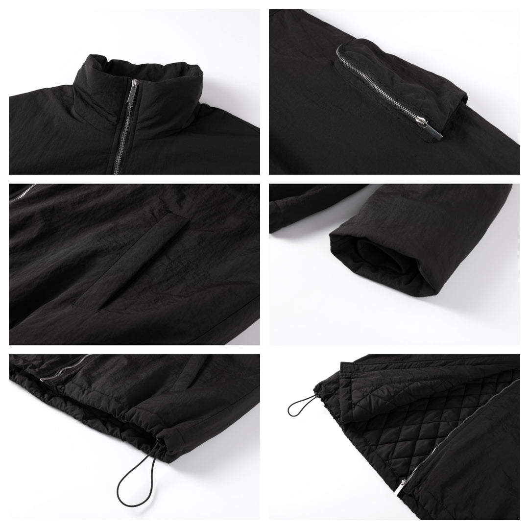NOVACAM Windproof Puffer Short Jacket | Face 3 Face