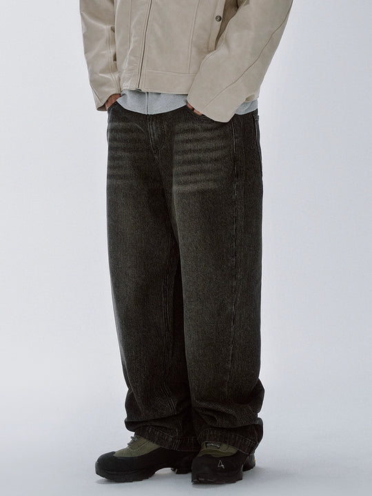 F2CE Washed Dark Corduroy Pants | Face 3 Face