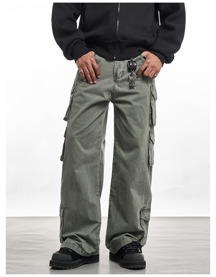 F3F Select Multi Pocket Vintage Work Cargo Pants | Face 3 Face