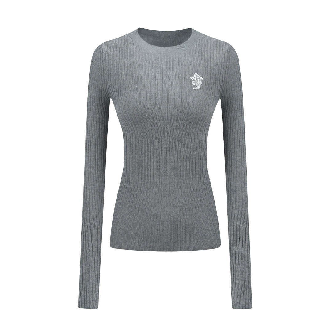 Small Town Kid Basic Slim Fit Thermal Knit Sweater | Face 3 Face