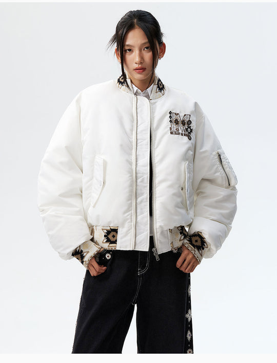 MEDM Ethnic Trim MA-1 Bomber Jacket | Face 3 Face