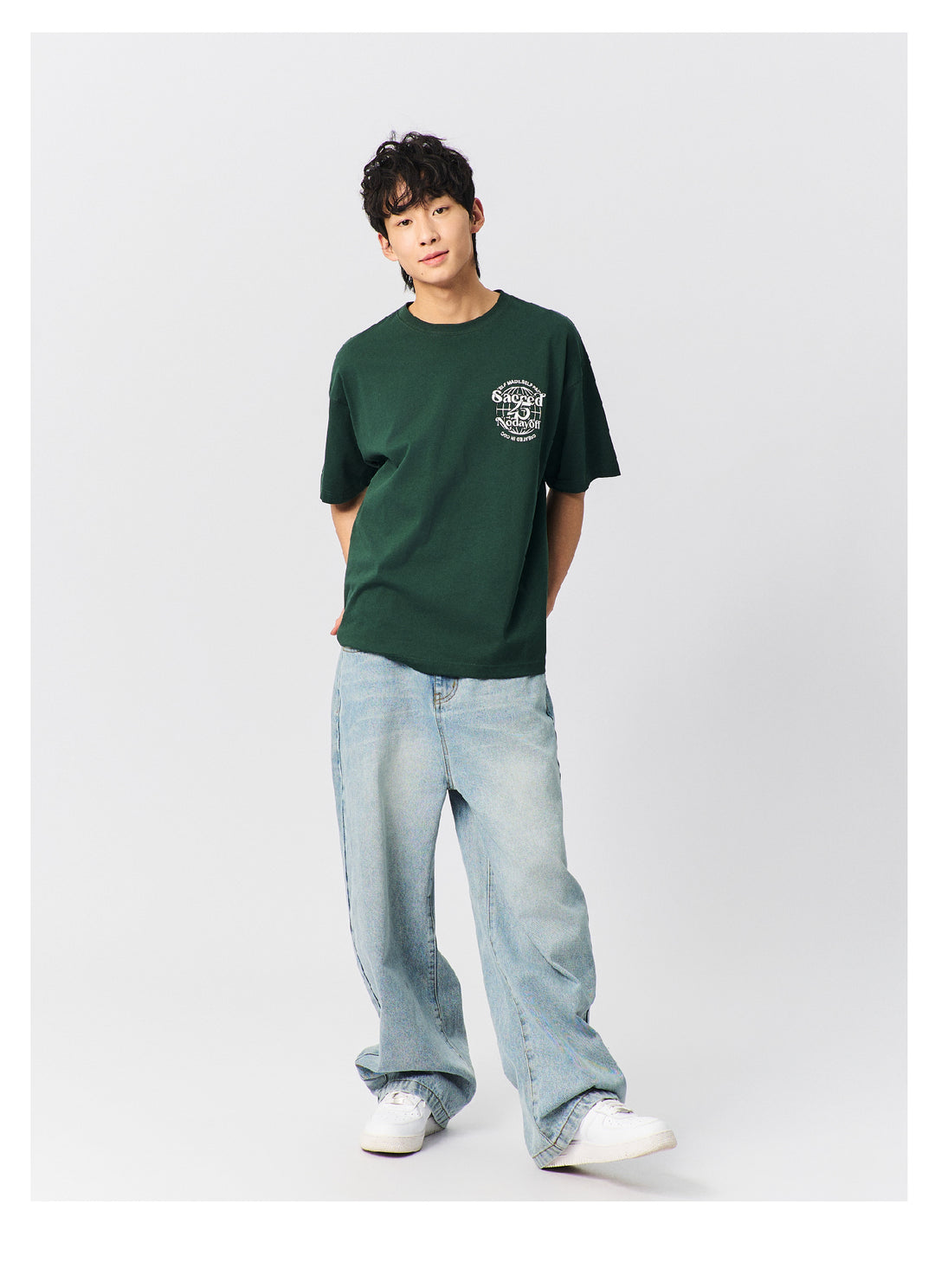 S45 New Earth Logo Printed Tee | Face 3 Face